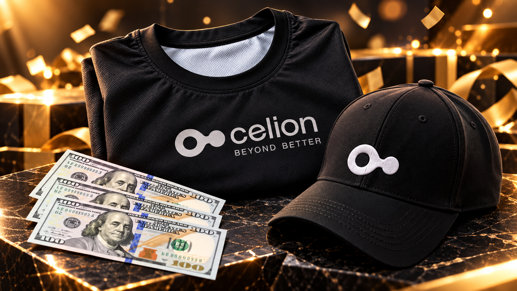 Playera y gorra Celion con $300 USD, premio del segundo lugar del Reto Celion 21 Días